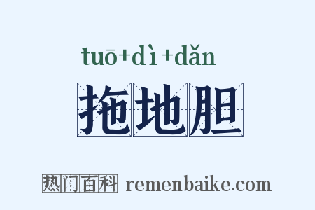 拖地胆是什么意思的图片
